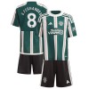 Officiële Voetbalshirt + Korte Broek Manchester United B. Fernandes 8 Uit 2023-24 - Kids